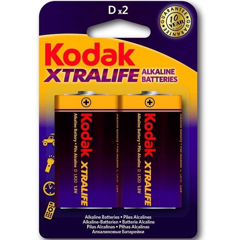 KODAK - D Alkalisk Batteri
