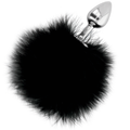 DARKNESS - Analplugg med Hale Sort 7 cm
