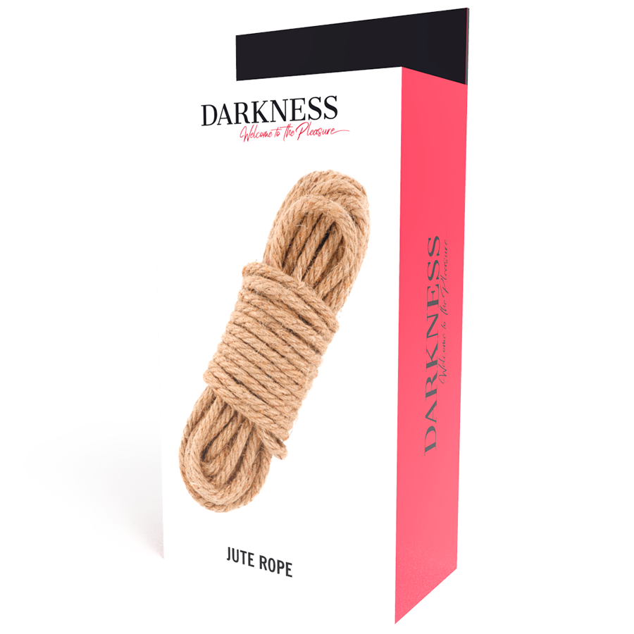 DARKNESS - Japansk Bondagetau 5 m Jute