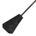 DARKNESS - Ridepisk med fjær Sort 56 cm