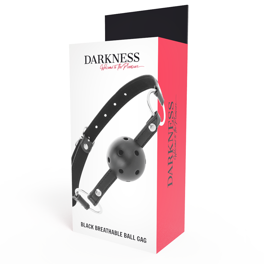 DARKNESS - Pustende Ball-gag