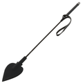 DARKNESS - Ridepisk i silikon Sort 60 cm