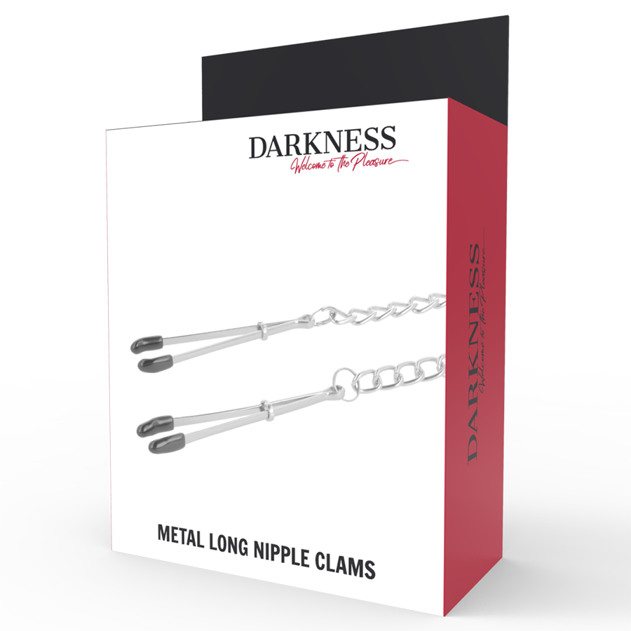 DARKNESS - Justerbare Brystvorteklemmer i Metall