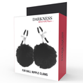 DARKNESS - Brystvorteklemmer med Pompom 1