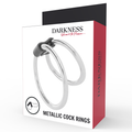 DARKNESS - Dobbel penisring i metall