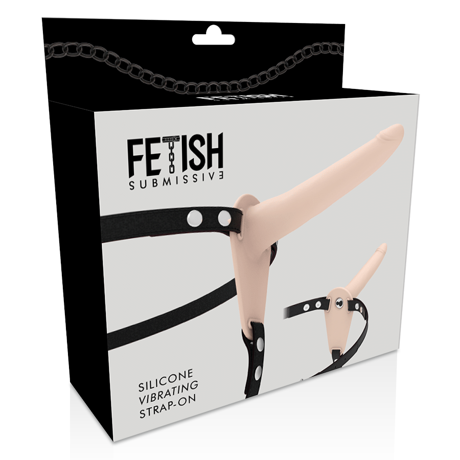FETISH SUBMISSIVE - Vibrerende Strap-on 15 cm