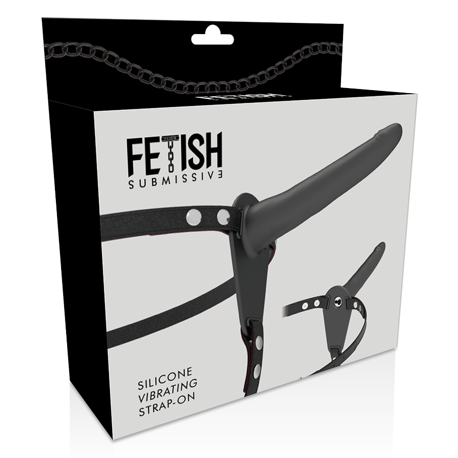 FETISH SUBMISSIVE - Vibrerende Strap-on 15 cm