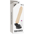 BASECOCK - Realistisk Vibrator med Fjernkontroll Hudfarge 20 cm (12 modi)