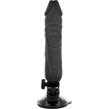 BASECOCK - Realistisk Vibrator med Fjernkontroll Sort 20 cm (12 modi)