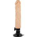 BASECOCK - Realistisk Vibrator med Fjernkontroll Hudfarge 21 cm