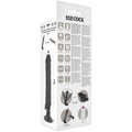 BASECOCK - Realistisk Vibrator med Fjernkontroll Sort 21 cm