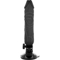 BASECOCK - Realistisk Vibrator med Fjernkontroll Sort 20 cm