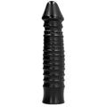 ALL BLACK - Dildo Sort 26 cm