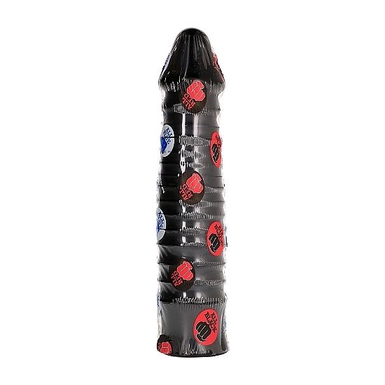 ALL BLACK - Dildo Sort 26 cm