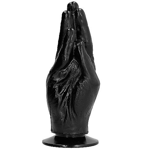ALL BLACK - Fisting Dildo Sort 21 cm