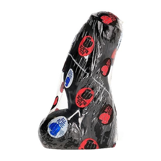 ALL BLACK - Dildo Sort 17 cm