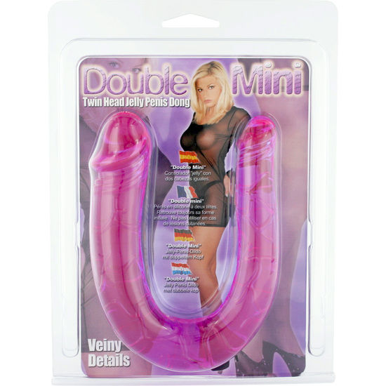 SEVEN CREATIONS - Dobbeltdildo i fleksibelt jelly 30 cm