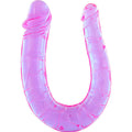 SEVEN CREATIONS - Dobbeltdildo i fleksibelt jelly 30 cm