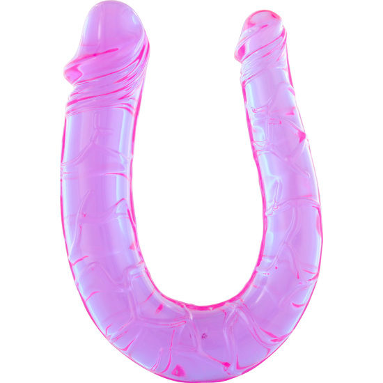 SEVEN CREATIONS - Dobbeltdildo i fleksibelt jelly 30 cm