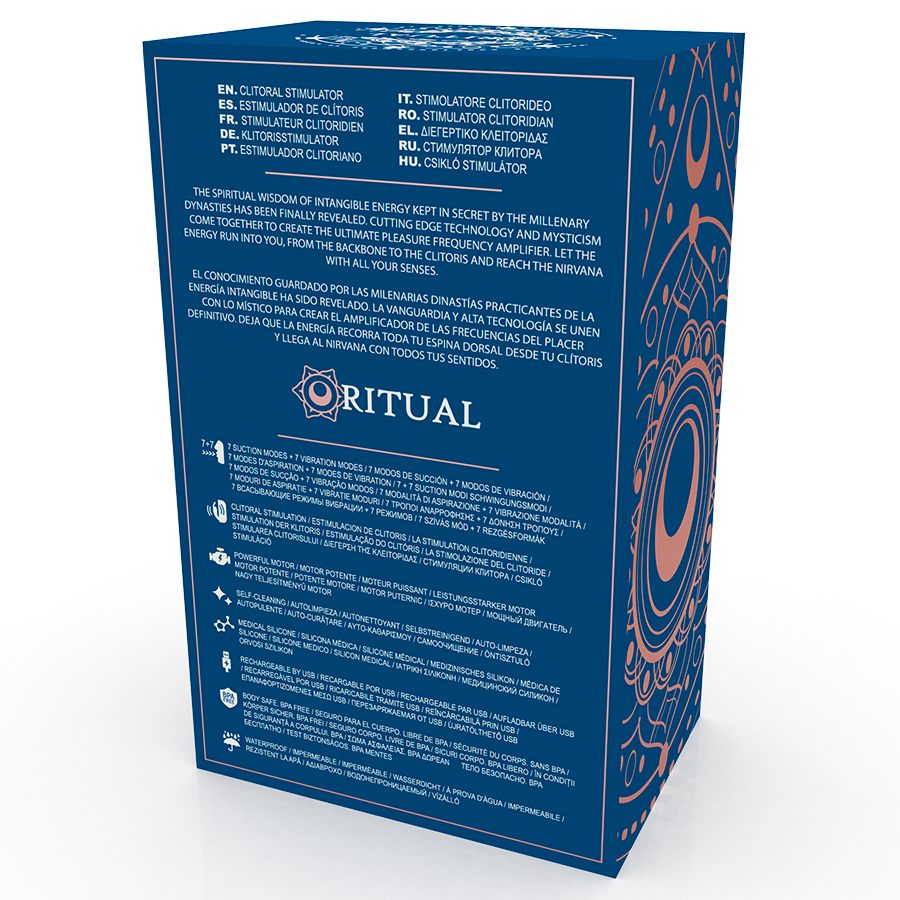 RITHUAL - Shushu 2.0 Klitorisstimulator med sug og vibrasjon