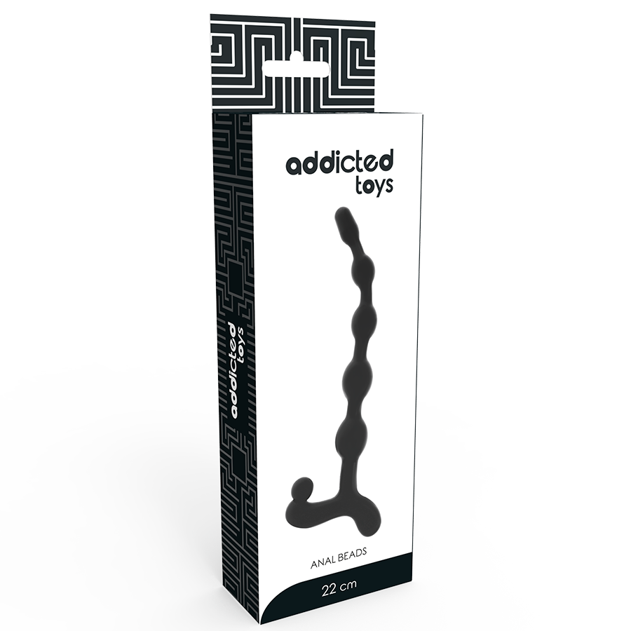 ADDICTED TOYS - Analkjede Sort 22 cm