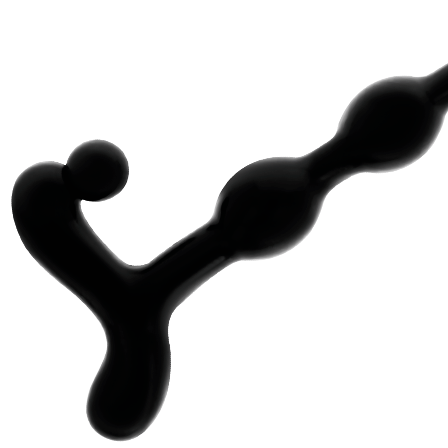 ADDICTED TOYS - Analkjede Sort 22 cm
