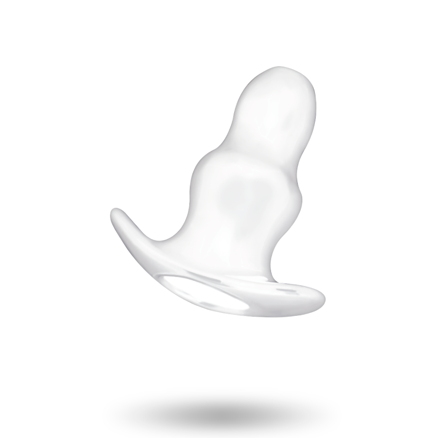 ADDICTED TOYS - Anal tunnelplugg Transparent 7 cm