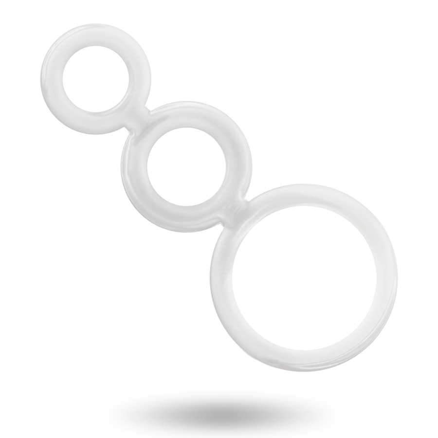 ADDICTED TOYS - Penisringsett Transparent