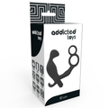 ADDICTED TOYS - Vibrerende analplugg med penis- og testikkelring