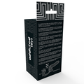 ADDICTED TOYS - Analplugg med penisring Sort