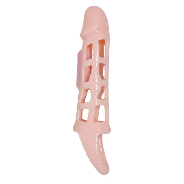 BAILE - Vibrerende penishylse med pungstropp 13,5 cm
