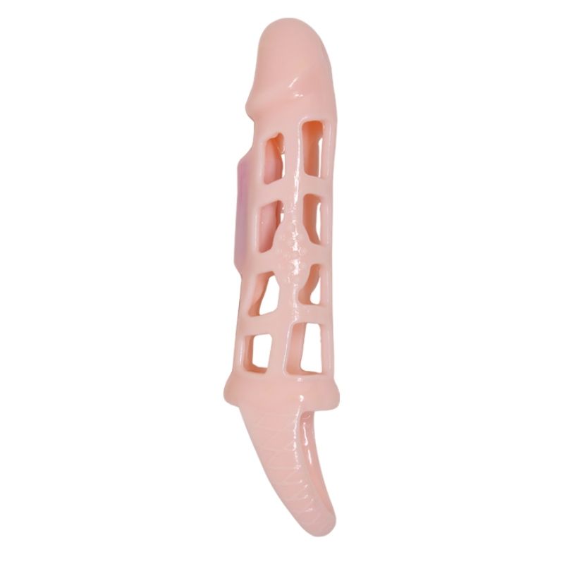 BAILE - Vibrerende penishylse med pungstropp 13,5 cm