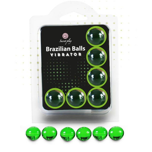 SECRETPLAY - Sett med 6 brasilianske vibrerende kuler