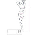 PASSION - Bodystocking Hvit One Size