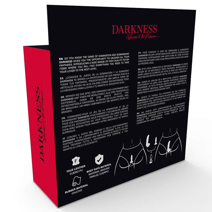DARKNESS - Truse Analplugg Strap-on-sett