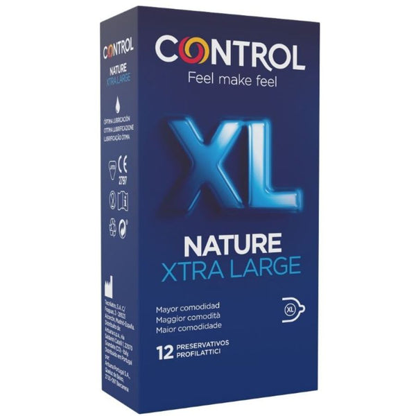CONTROL - Adapta Nature XL Store Kondomer 12 stk