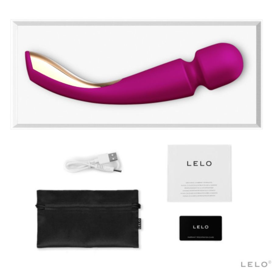 LELO - Smart Wand 2 Massasjeapparat Bordeaux