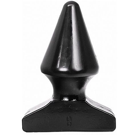 ALL BLACK - Analplugg Sort 17 cm