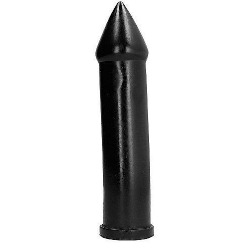 ALL BLACK - Dildo Sort 24 cm