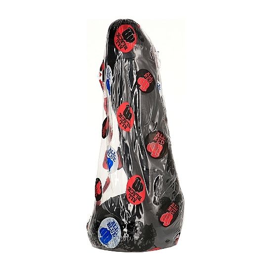 ALL BLACK - Realistisk dildo Sort 20 cm