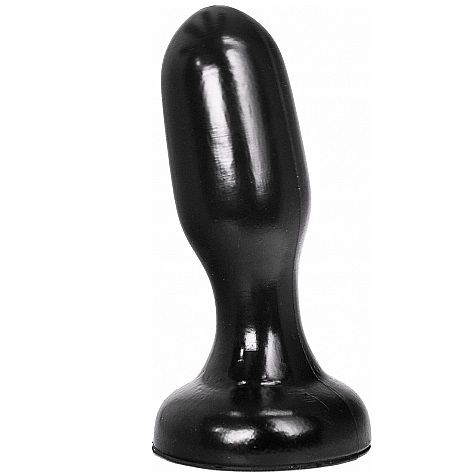 ALL BLACK - Analplugg Sort 19,5 cm