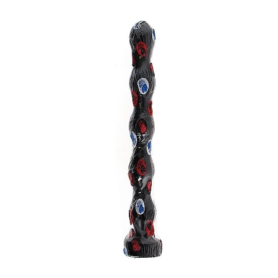 ALL BLACK - Anal Wand med kuler 42 cm