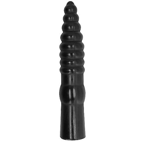 ALL BLACK - Dildo Sort 33 cm