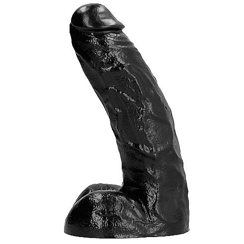 ALL BLACK - Dildo Sort 26 cm
