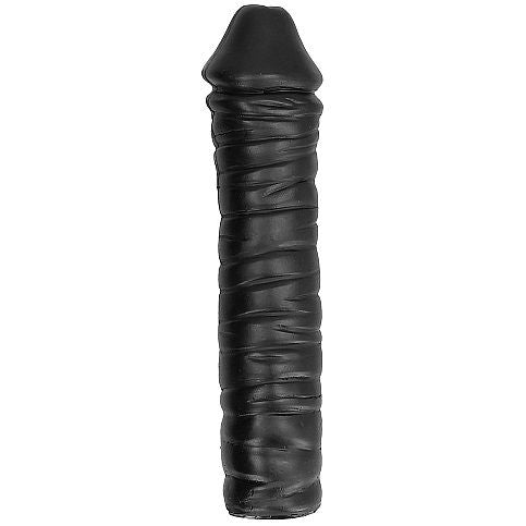 ALL BLACK - Dildo Sort 38 cm