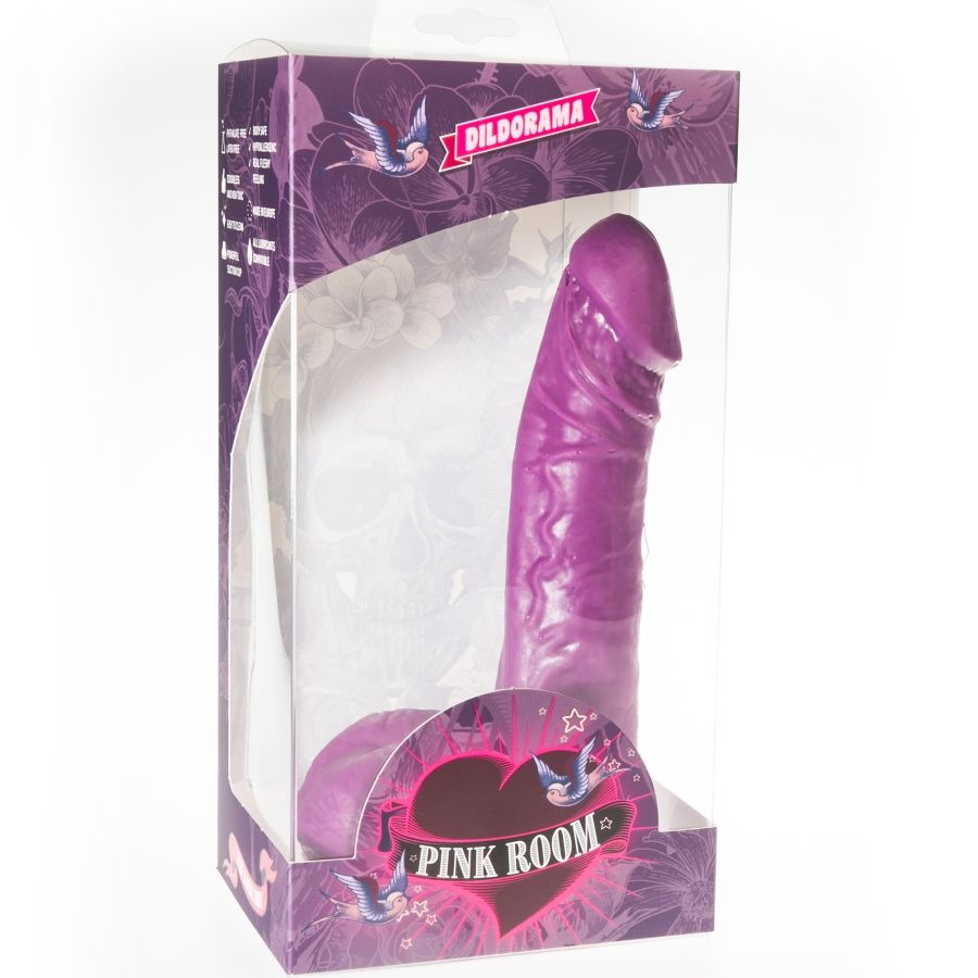 PINK ROOM - Eban Dildo Lilla 19 cm