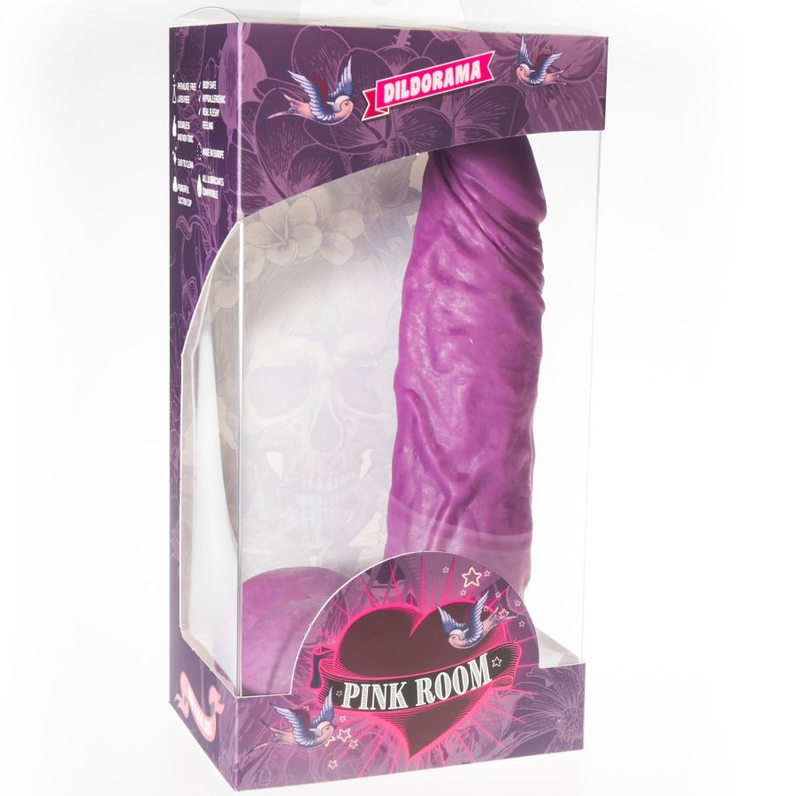 PINK ROOM - Chems Realistisk Dildo Lilla 20 cm