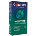 CONTROL - Nonstop Kondomer med Prikker og Riller 12 stk