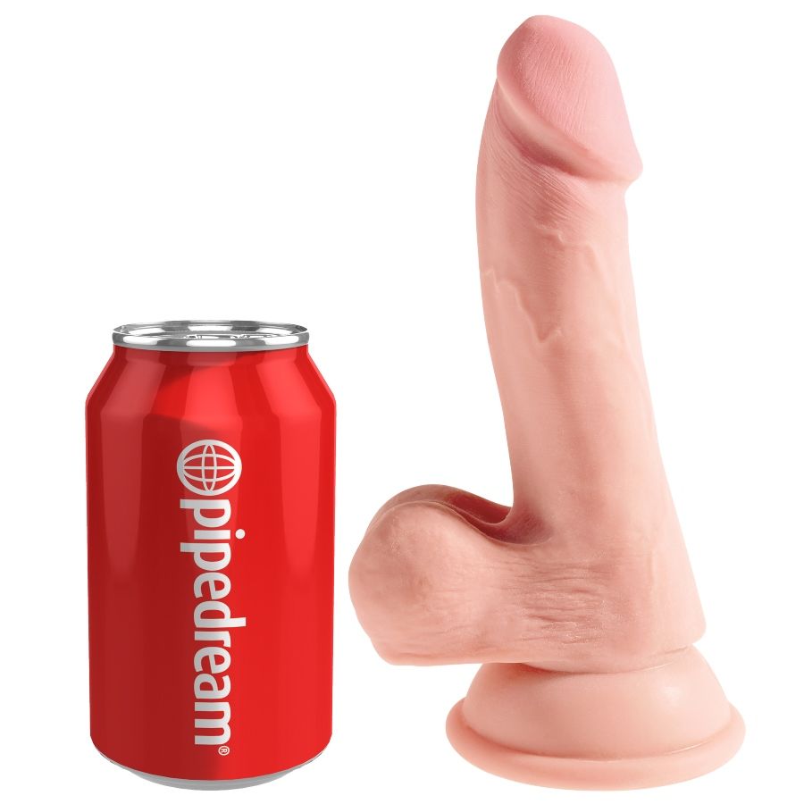 KING COCK - Triple Density Realistisk Dildo 14 cm