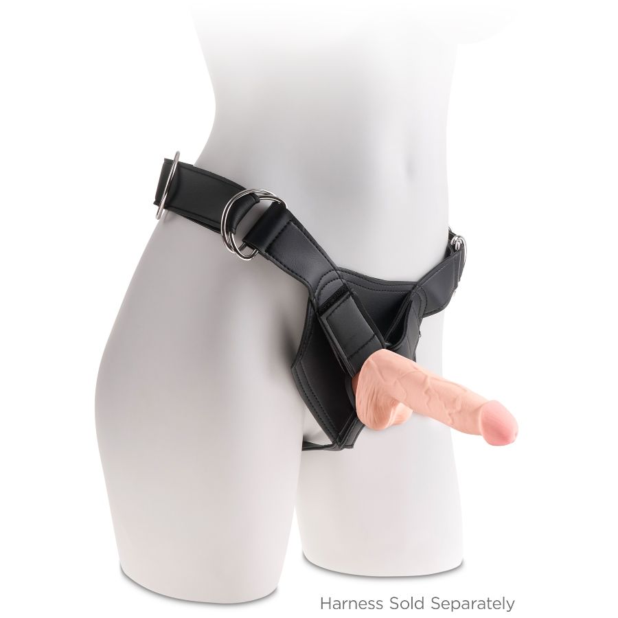 KING COCK - Triple Density Realistisk Dildo 14 cm